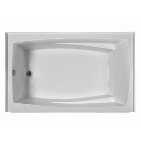 RELIANCE BATHS Reliance Baths R7242ISS-B-LH Integral Skirted 72 x 42 in. Soaking Bathtub With End Drain; Biscuit Finish R7242ISS-B-LH